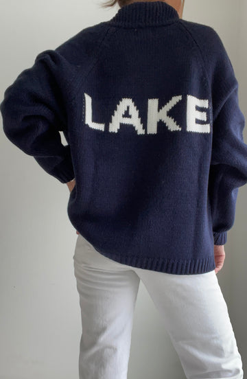 Chunky LAKE varsity sweater