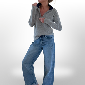 1/4 Zip SKI Cashmere Sweater