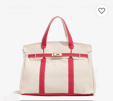 The classic BEAN boat  tote - with a twist.  3 Colors