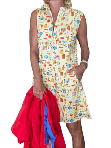 Sconset Sleeveless Picnic dress