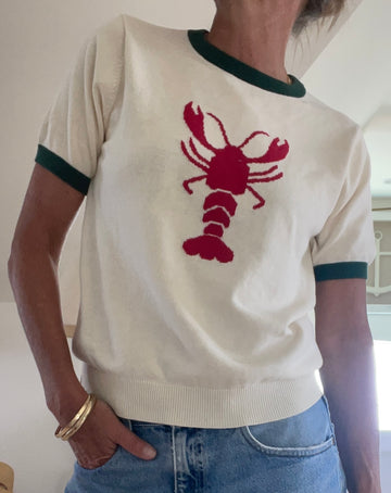 The Ringer Short Sleeve Lobster Sweater