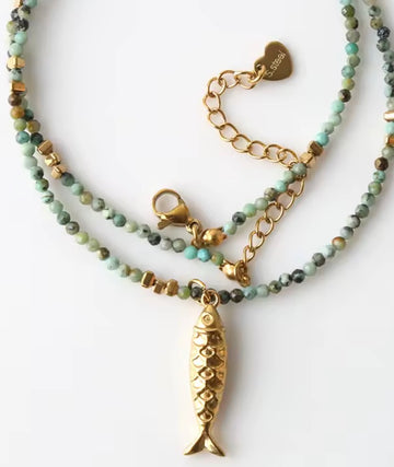 La Sardinia Fish necklace