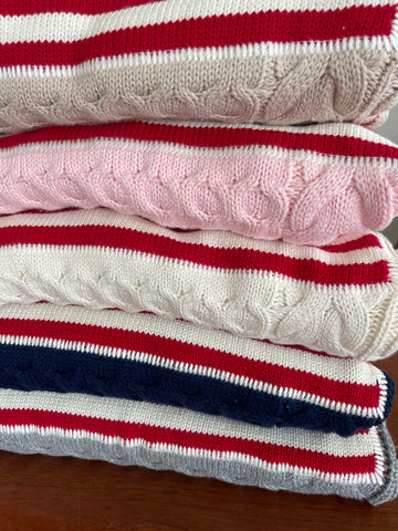 Cable Flag Sweater now in 5 Colors