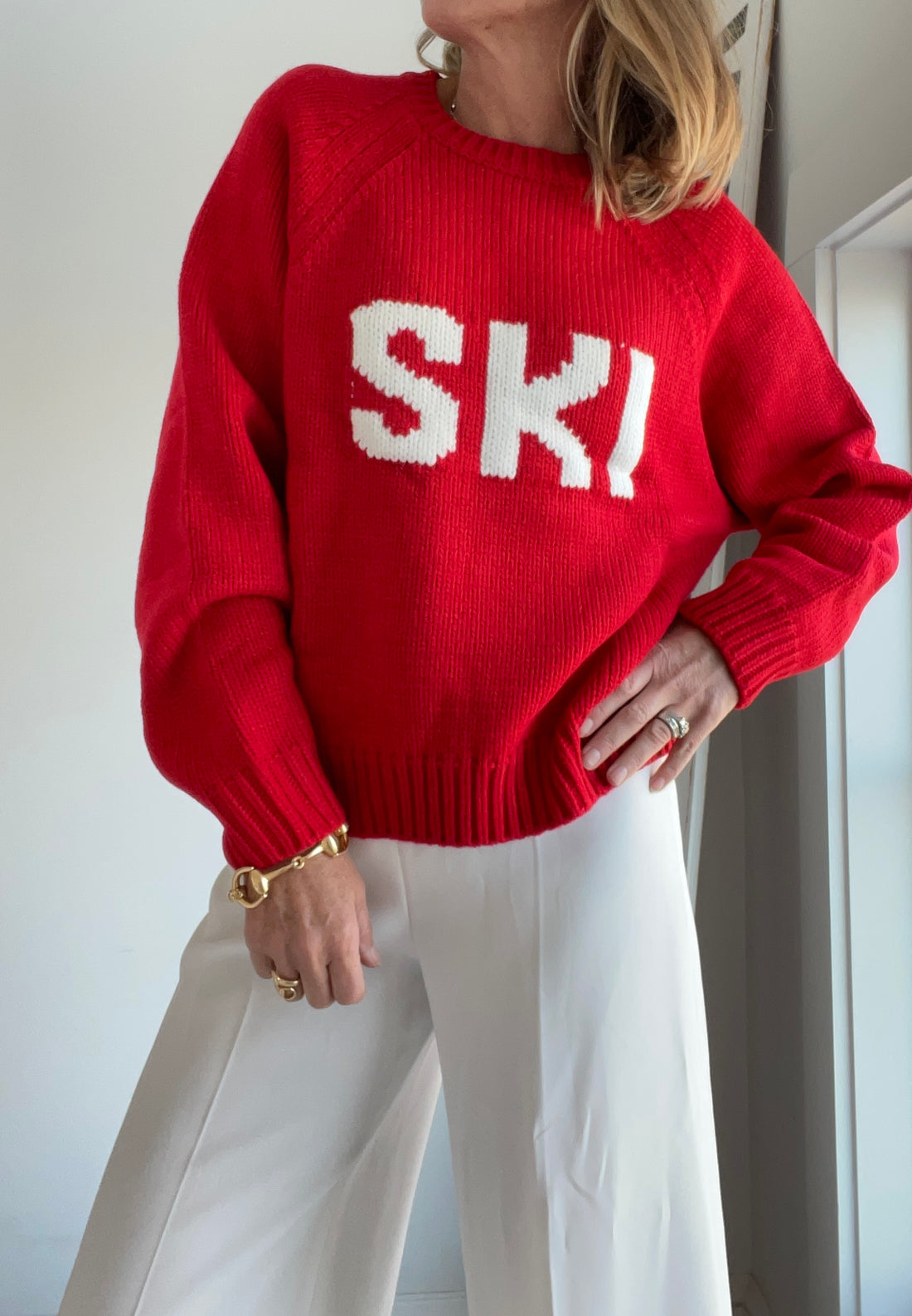 BLUE SKI SWEATER main image 0