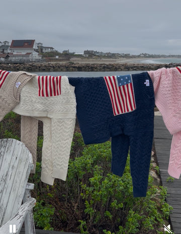 Cable Flag Sweater now in 5 Colors