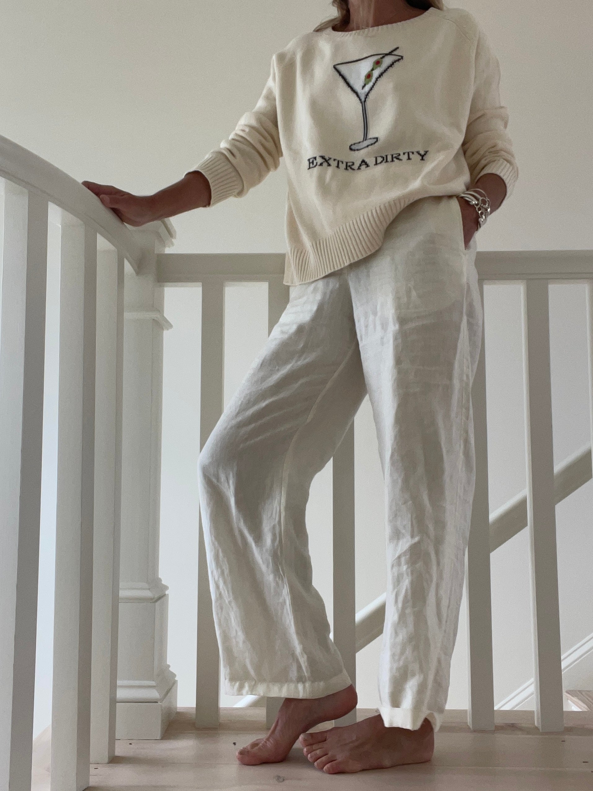 売れ筋商品|||ストイック ニット&セーター アウター レディース Oversized Cotton Fisherman's Sweater - Women's Angora Stoic Oversized Cotton Fisherman's Sweater - Women's, Angora