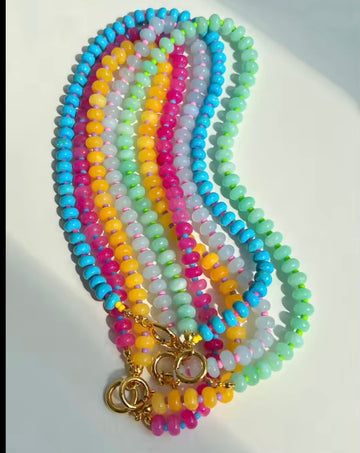 Petit Poisson colorful beaded necklace