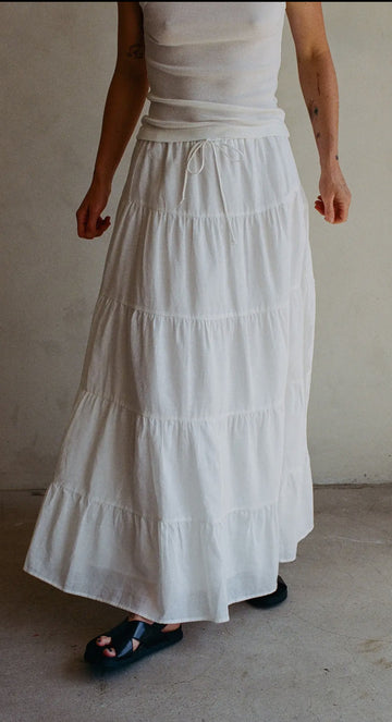 May tiered Maxi skirt