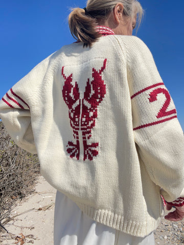 2025 lobster Bake Cardigan