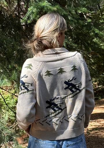 Skier Cotton Cardigan