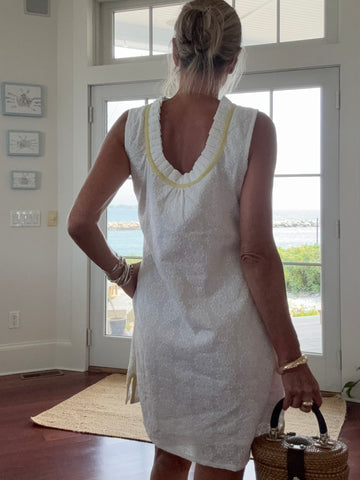 Daisy Eyelet A-Line Dress