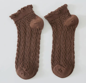 Lettuce, edge, ankle socks