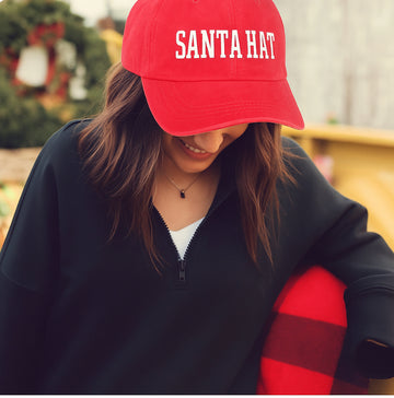 Red Santa Baseball Hat