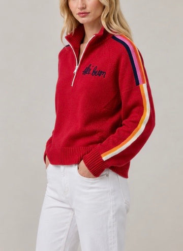Ski Bum 1/2 Zip Pullover