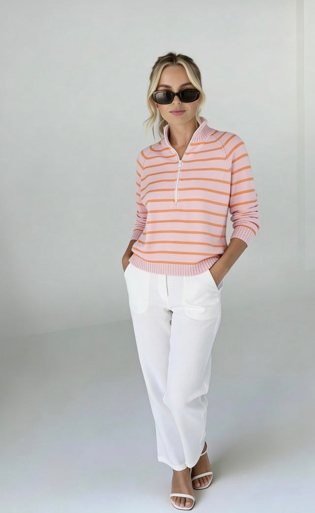 み*や様 MASU 26SSOPPOSITE STRIPE PULLOVER S Opposite Stripe Pullover Shirt - Black - MASU– MASU Official