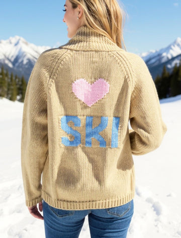 Varsity Chunky Heart SKI