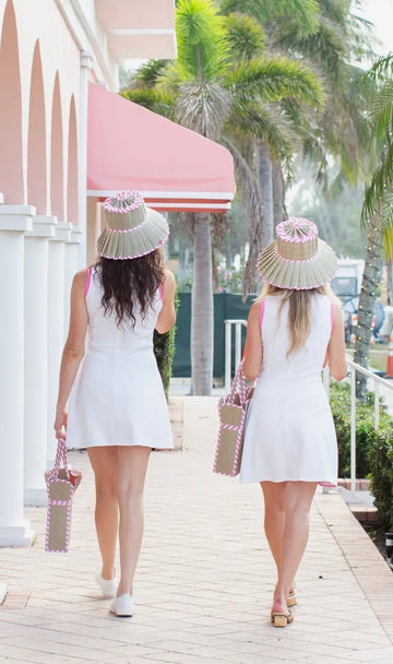 Pink Palm Resort Dress