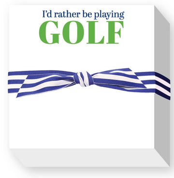 Golf bold notepad
