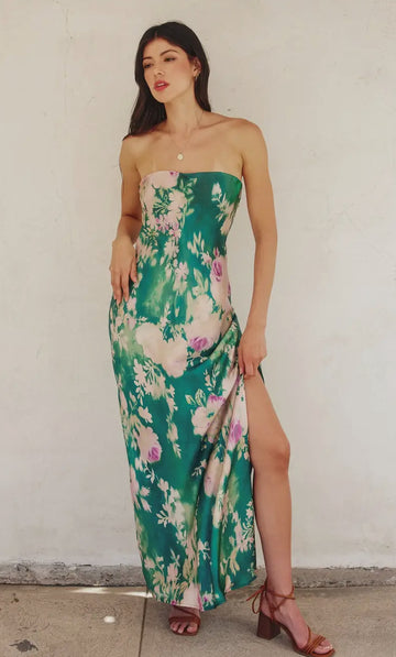 ZENDAYA SATIN MAXI