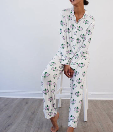 Cotton , Pickleball Pajama Set