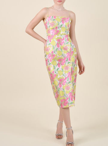 Willow botanical floral dress