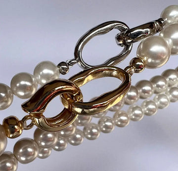 4 MM real shell pearl necklace