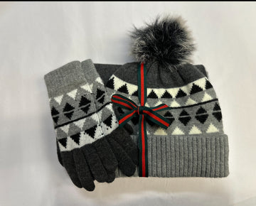 Fair Isle Hat, Glove & Scarf Sets