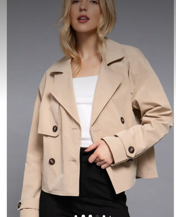 Tilda Crop Trench Coat