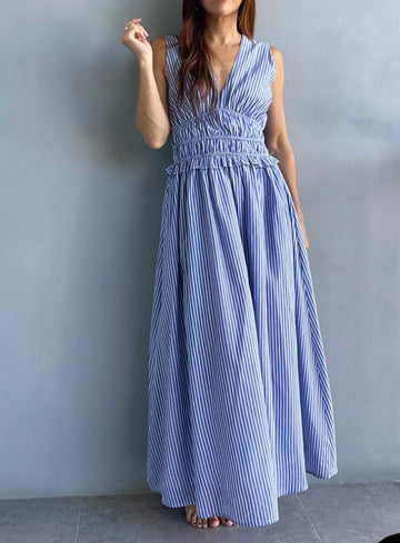 Picnic date, maxi dress