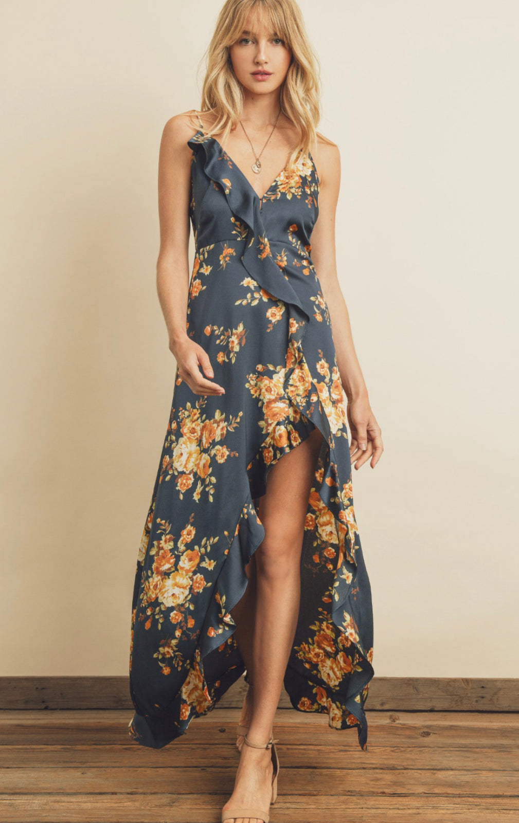 Jovani 06109 Size 8 Long Sequin Floral Applique Formal Prom Dress Slit –  Glass Slipper Formals
