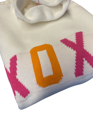 XOXO moc neck cotton sweater
