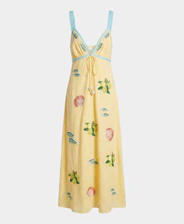 Limoncello Beaded Maxi Dress