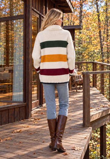 Arcadia Varsity ZIP Cardigan