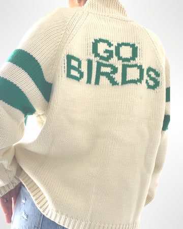 GO BIRDS 🦅 letterman sweater
