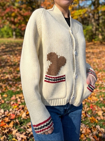 Black Dog Varsity Cardigan