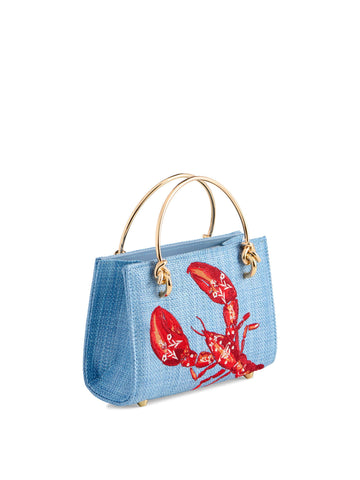 Lobster Mini Bag in Blue
