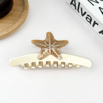 TheDivaSoap - Starfish Hair Clip, Acetate Claw Clip