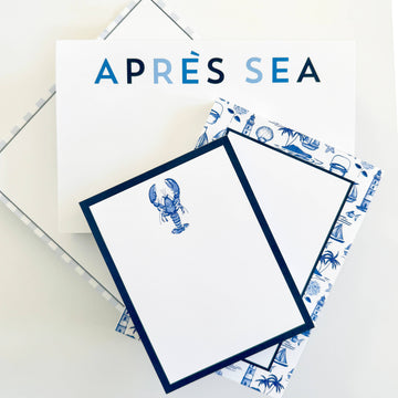 Blue Lobster Notepad 4.25x5.5