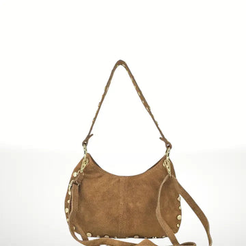 Rosetta Suede Studded Bag