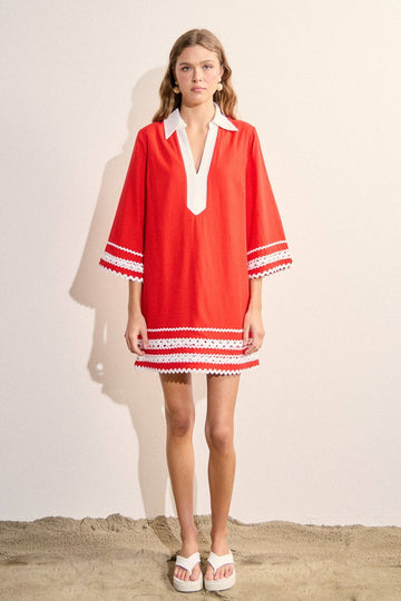 The Ric Rac Tunic Mini Dress
