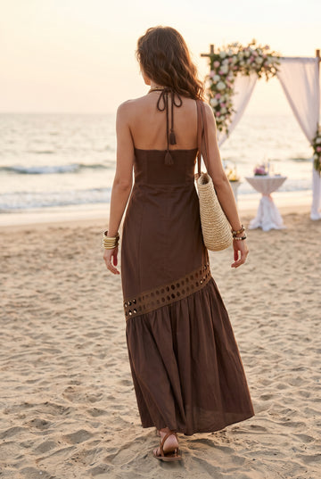 Cocoa Coastline Maxi Dress