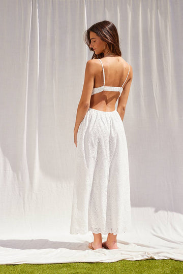 Eyelet Embroidery Dress