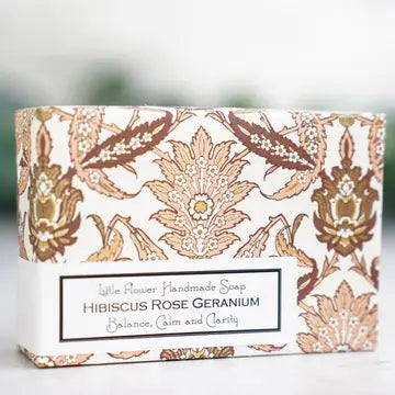 Hibiscus Rose Geranium soap