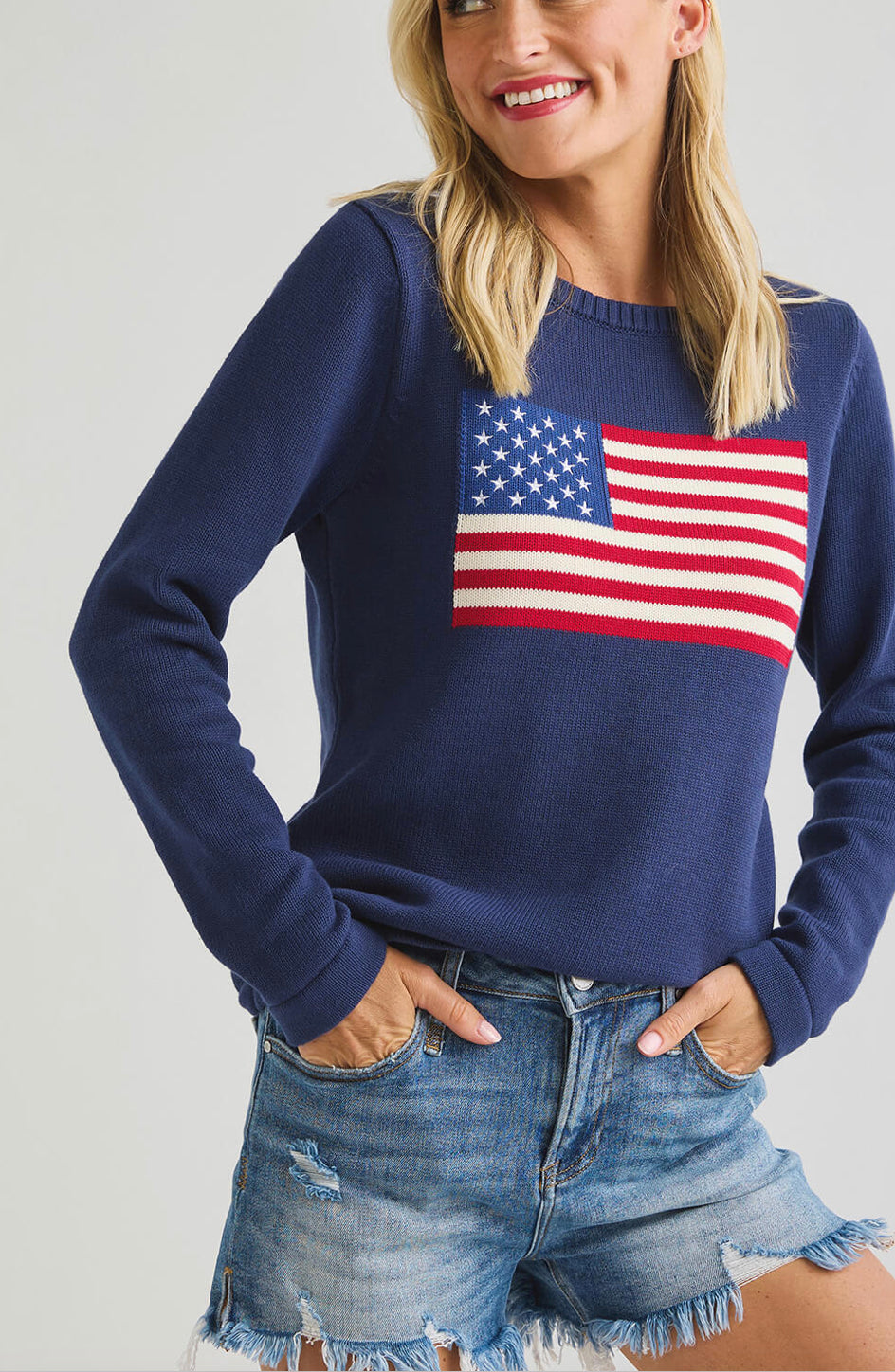 The Ralph American Flag Sweater
