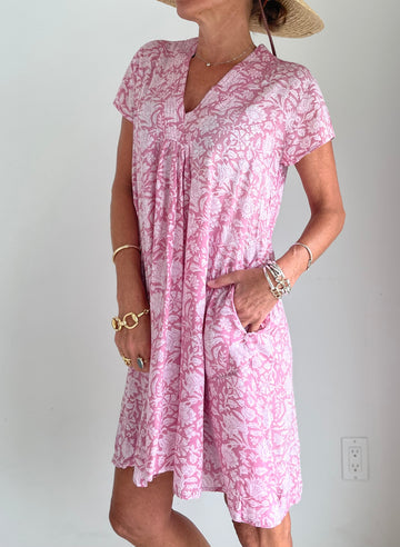 Norma dress in Sachet Blush