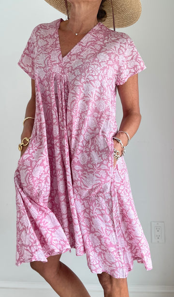 Norma dress in Sachet Blush