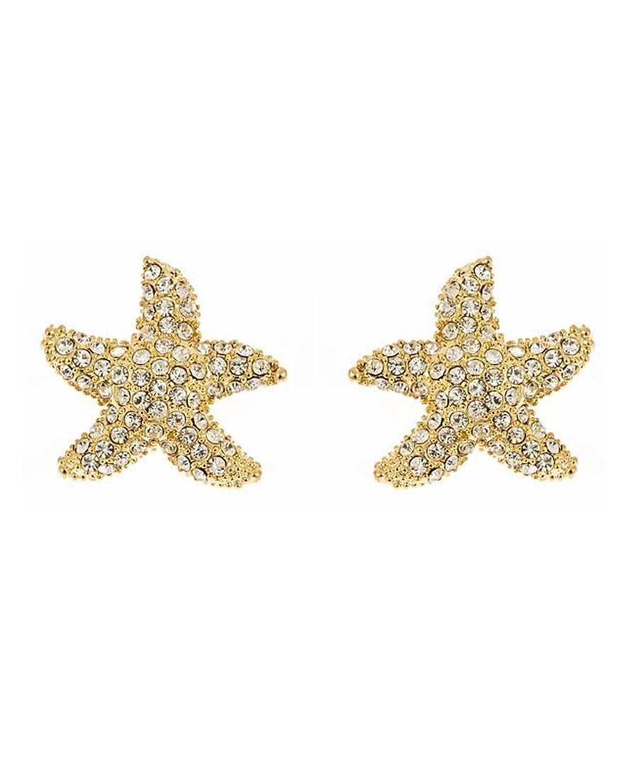 Large Gold Starfish Earring - Pink Pineapple Shop