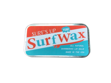 Surfs Up Candle - Surf Wax Shimmering Lip Balm Sliding Tin