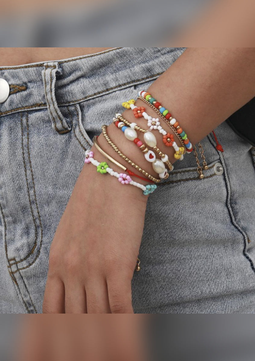 Buy Online Cute Summer Bead Festival Bracelets | Pink Pineapple