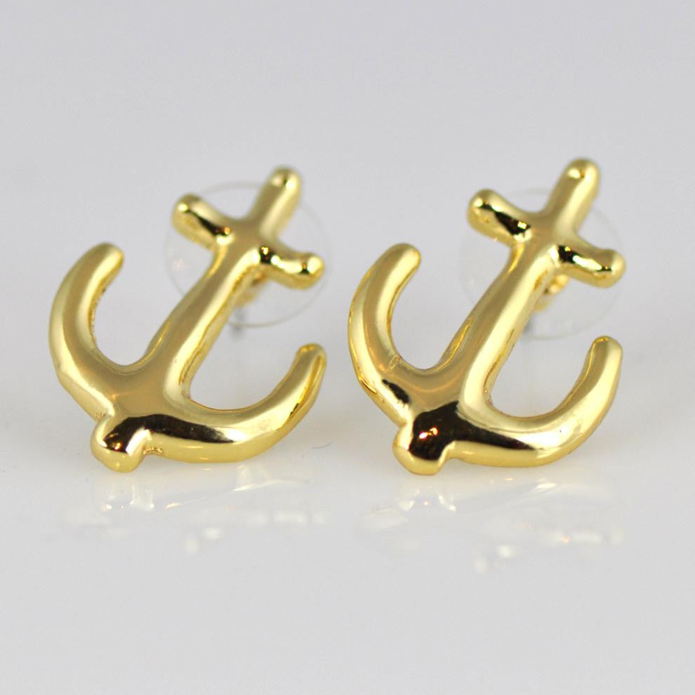 Signature Anchor Earrings GOLD OR SLVER - Pink Pineapple Shop